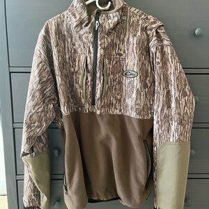 Camo Fleece Jacket with Zippers